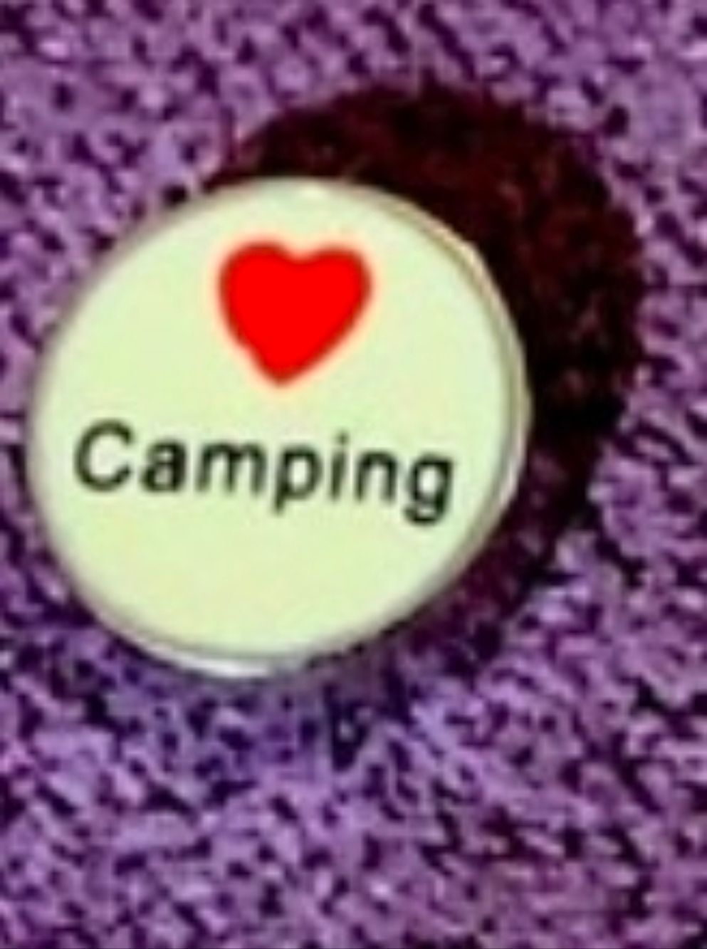 I Love Camping Charm For Floating Lockets